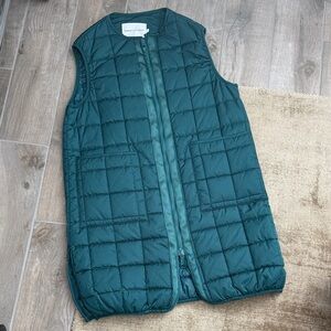 Rebecca Minkoff Teal Quilted Vest